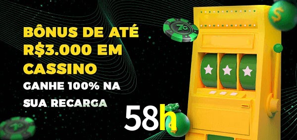 58h melhor bônus de depósito